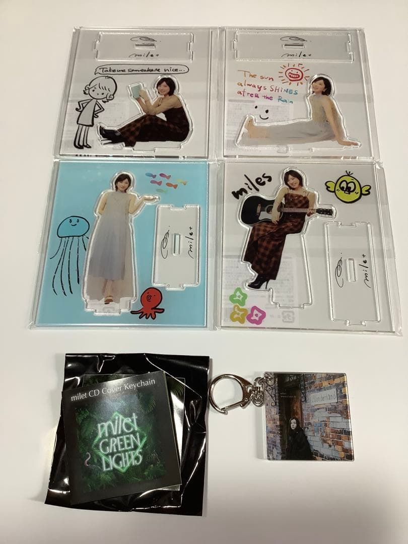 milet グッズ　アクスタ　キーホルダー