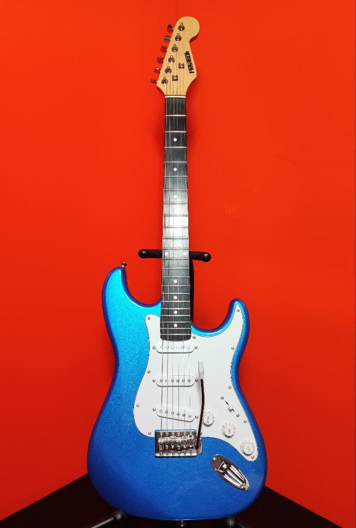 Playtech エレキギター ST250 メタリックブルー