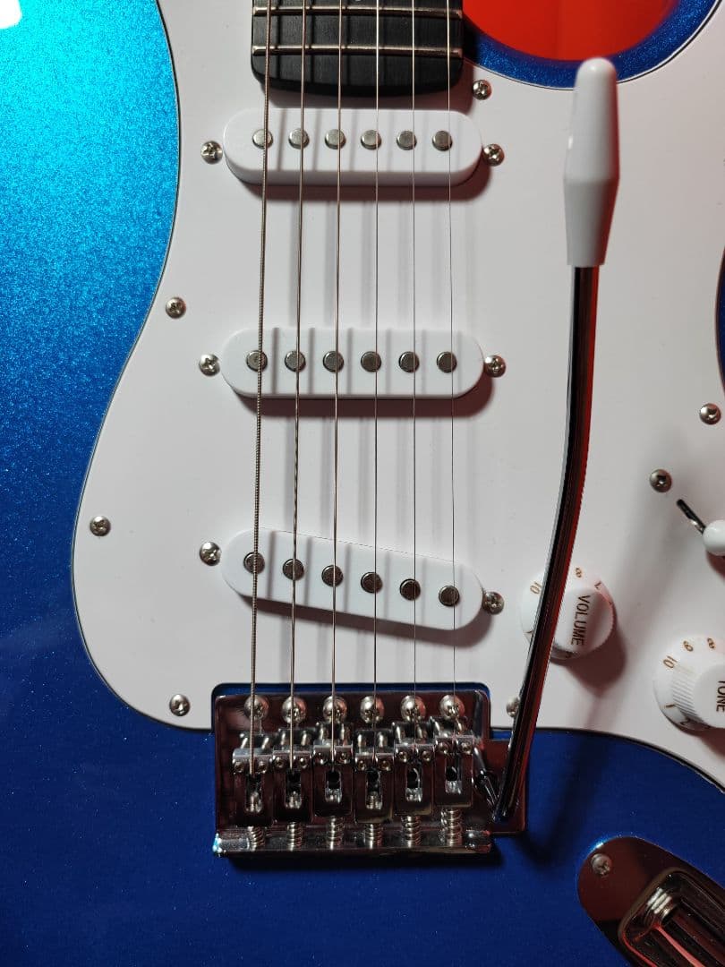 Playtech エレキギター ST250 メタリックブルー