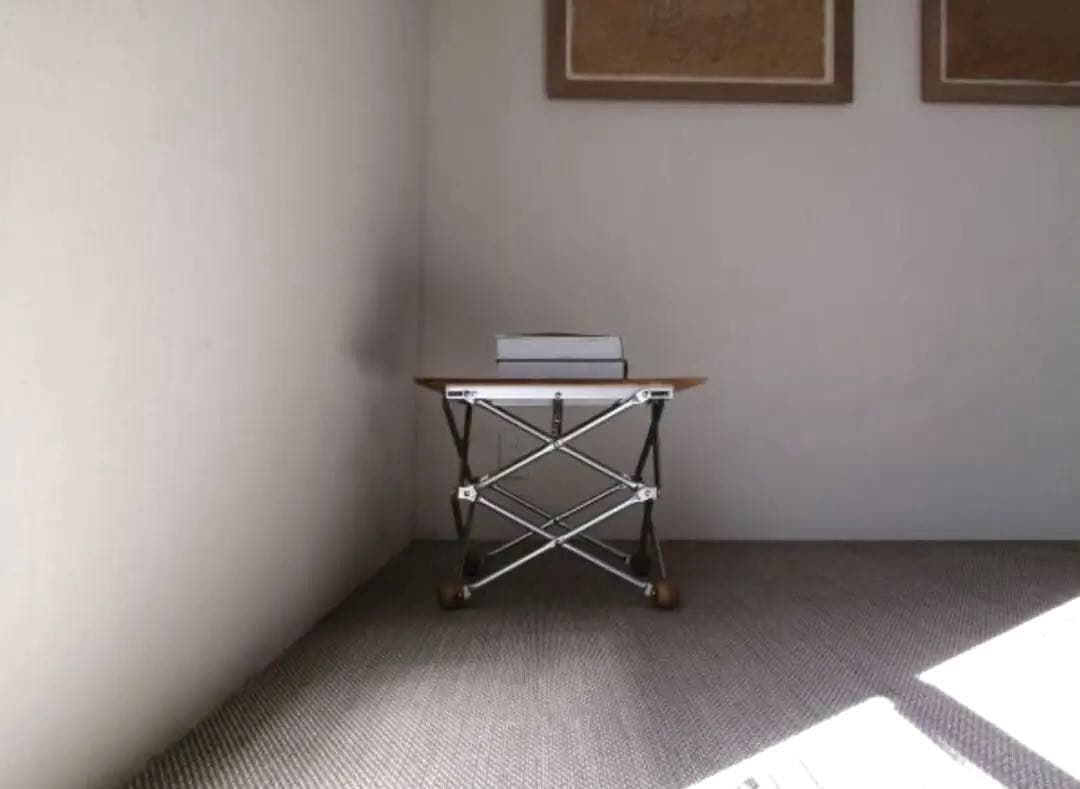 サイドテーブル・ナイトテーブル・ローテーブル Aluminium Pantograph Folding Table
