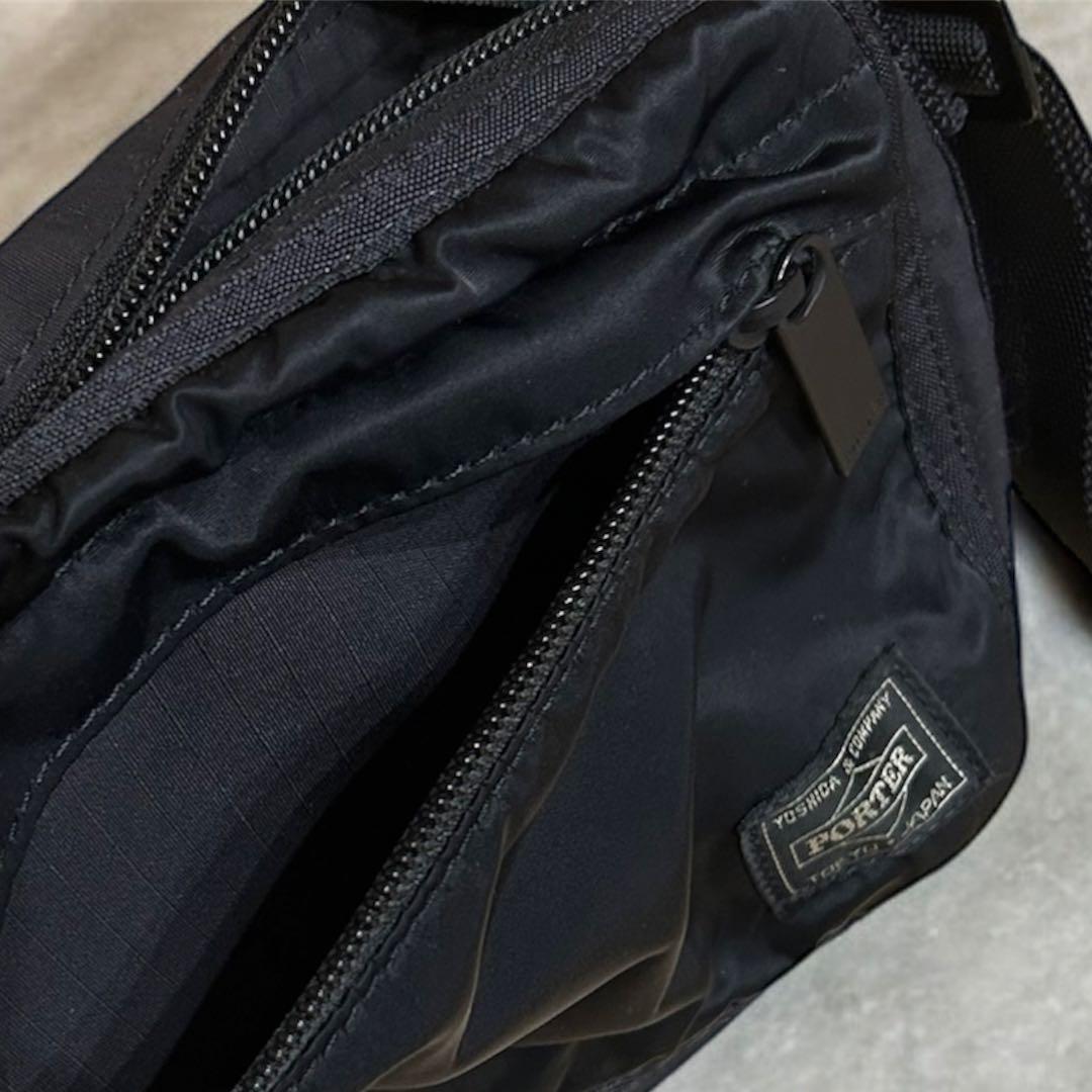 ⭐︎美品⭐︎PORTER フレーム ミニショルダーバッグ ポシェット ブラック
