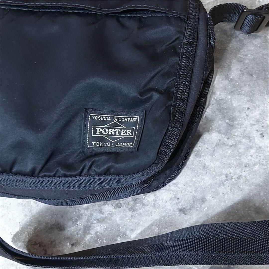 ⭐︎美品⭐︎PORTER フレーム ミニショルダーバッグ ポシェット ブラック