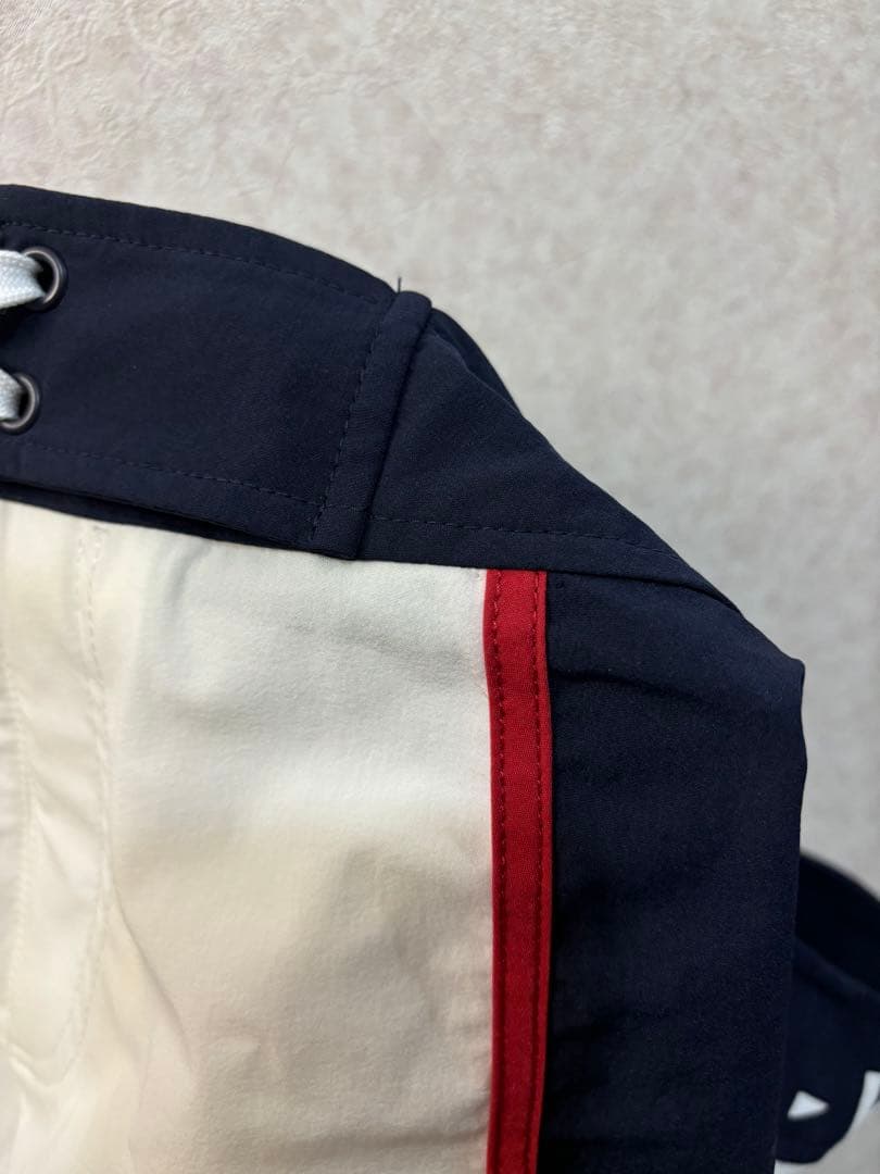 VEATM サーフパンツ　Sサイズ ホワイト/レッド/ネイビー