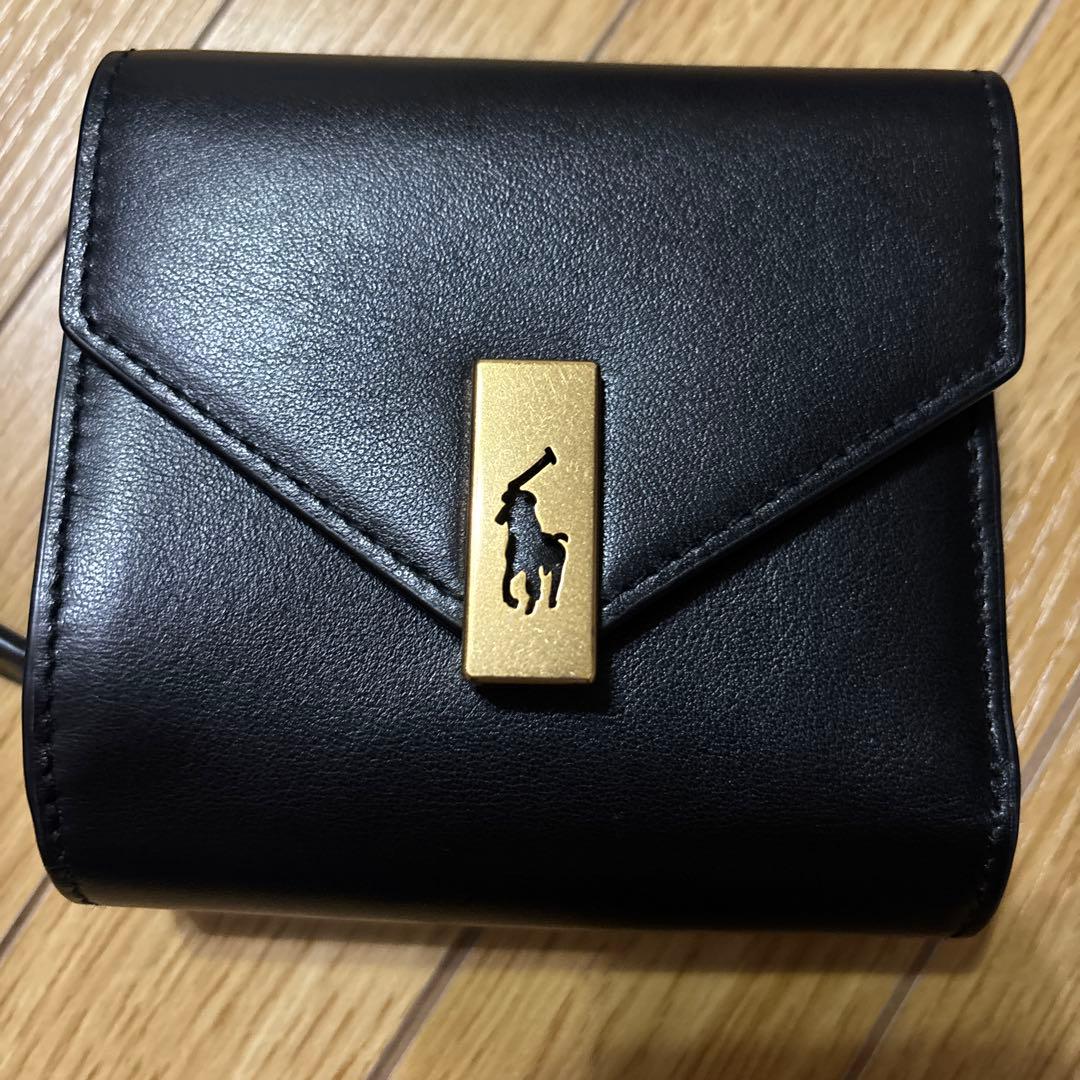ポロラルフローレン Polo ID レザー コンパクト ウォレット