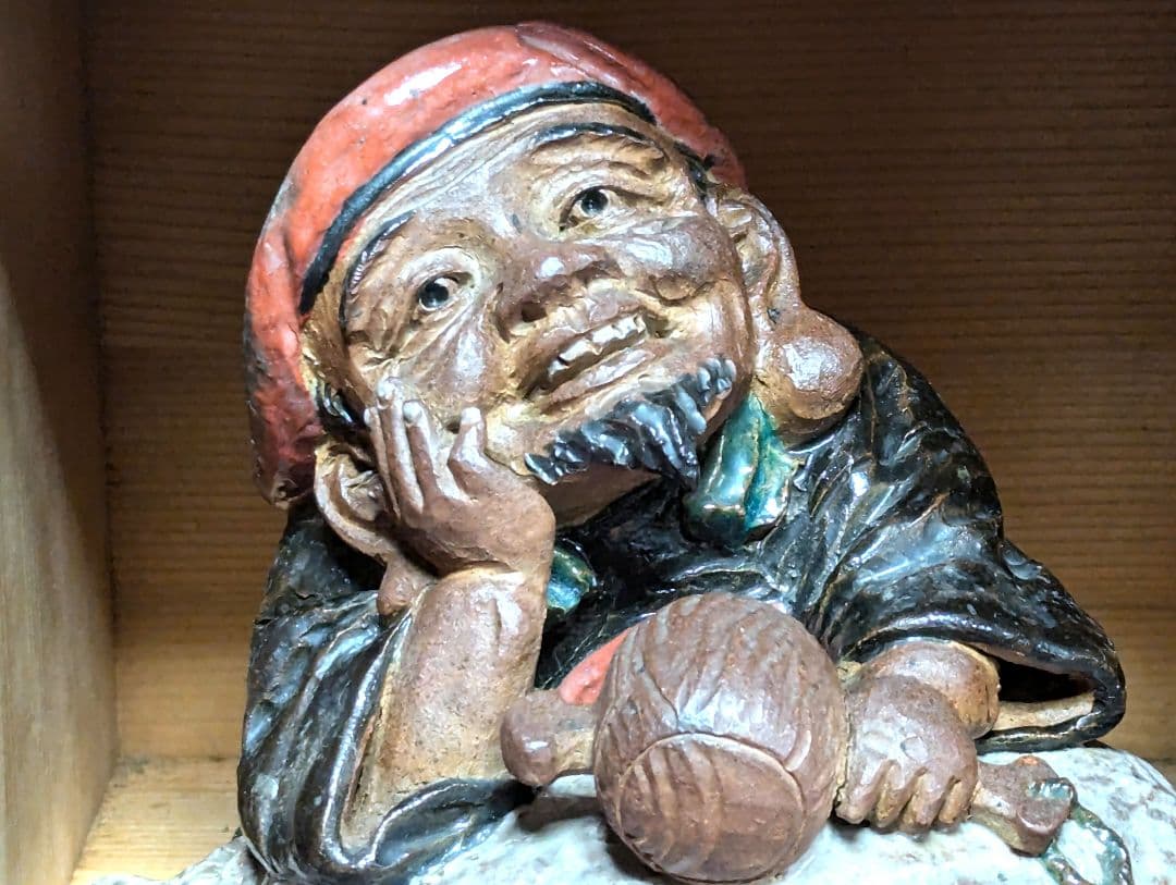 大黒天　史甫作　骨董品　アンティーク