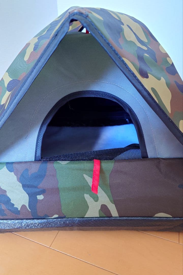 CAT CAMP　テント　ペットテント　猫ベッド　キャットテント　迷彩　カモ柄