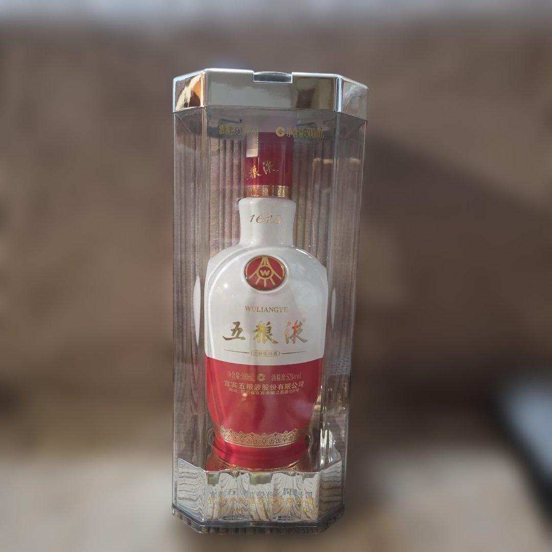 五粮液 500ml 52% 白酒　五粮液　2001年 52度　1618