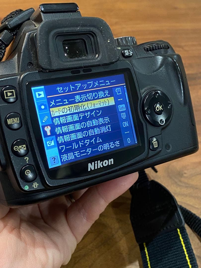 Nikon d60 CCDデジタル一眼 マニュアルレンズ付　動作品