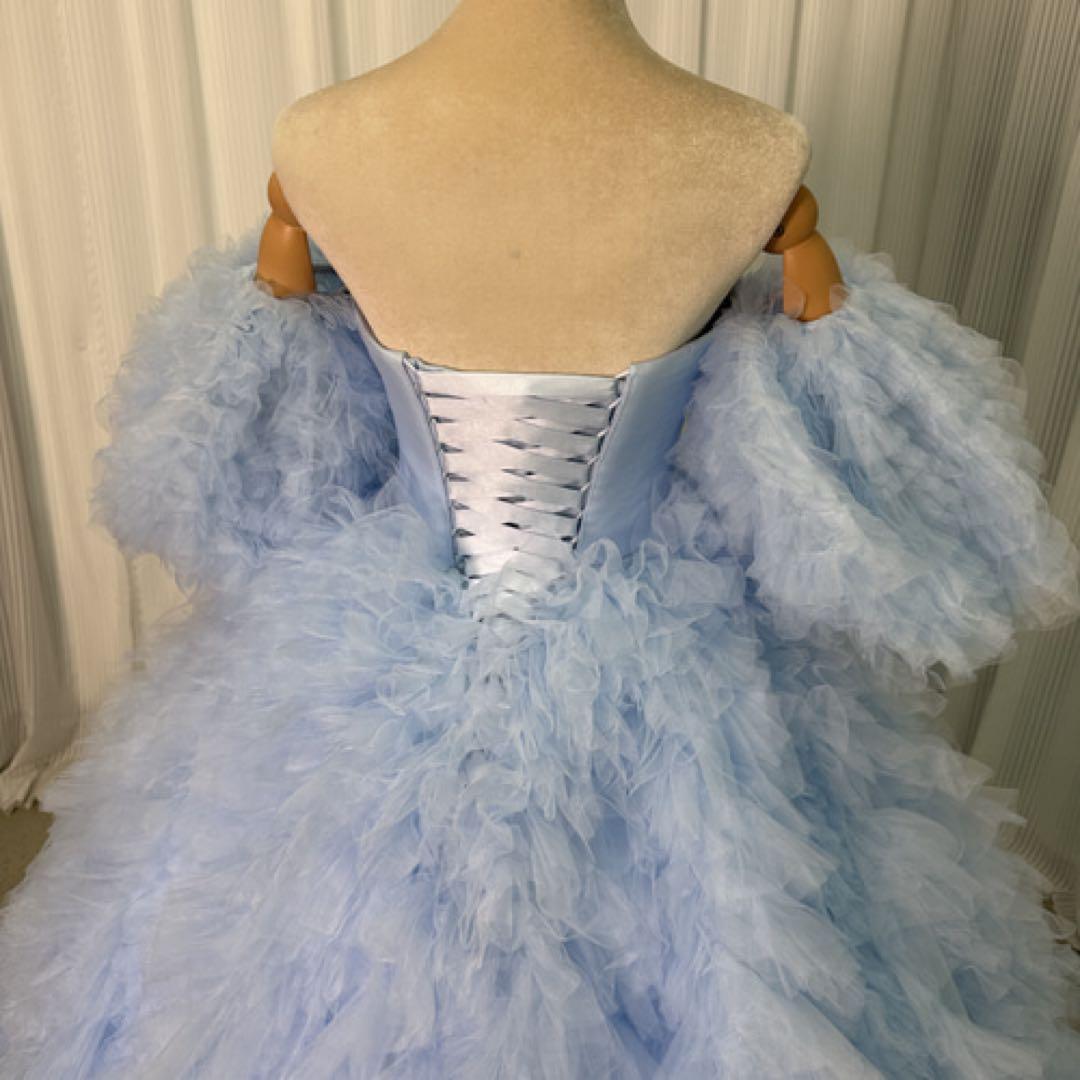 キヨコハタ（KIYOKO HATA）風　水色ドレス