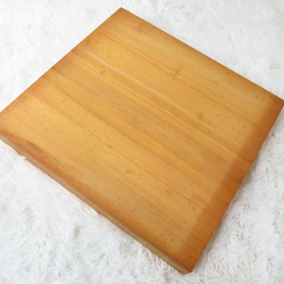 本榧 卓上 碁盤 囲碁盤 柾目 ハギ盤 4枚継 厚さ5.7cm 1寸9分