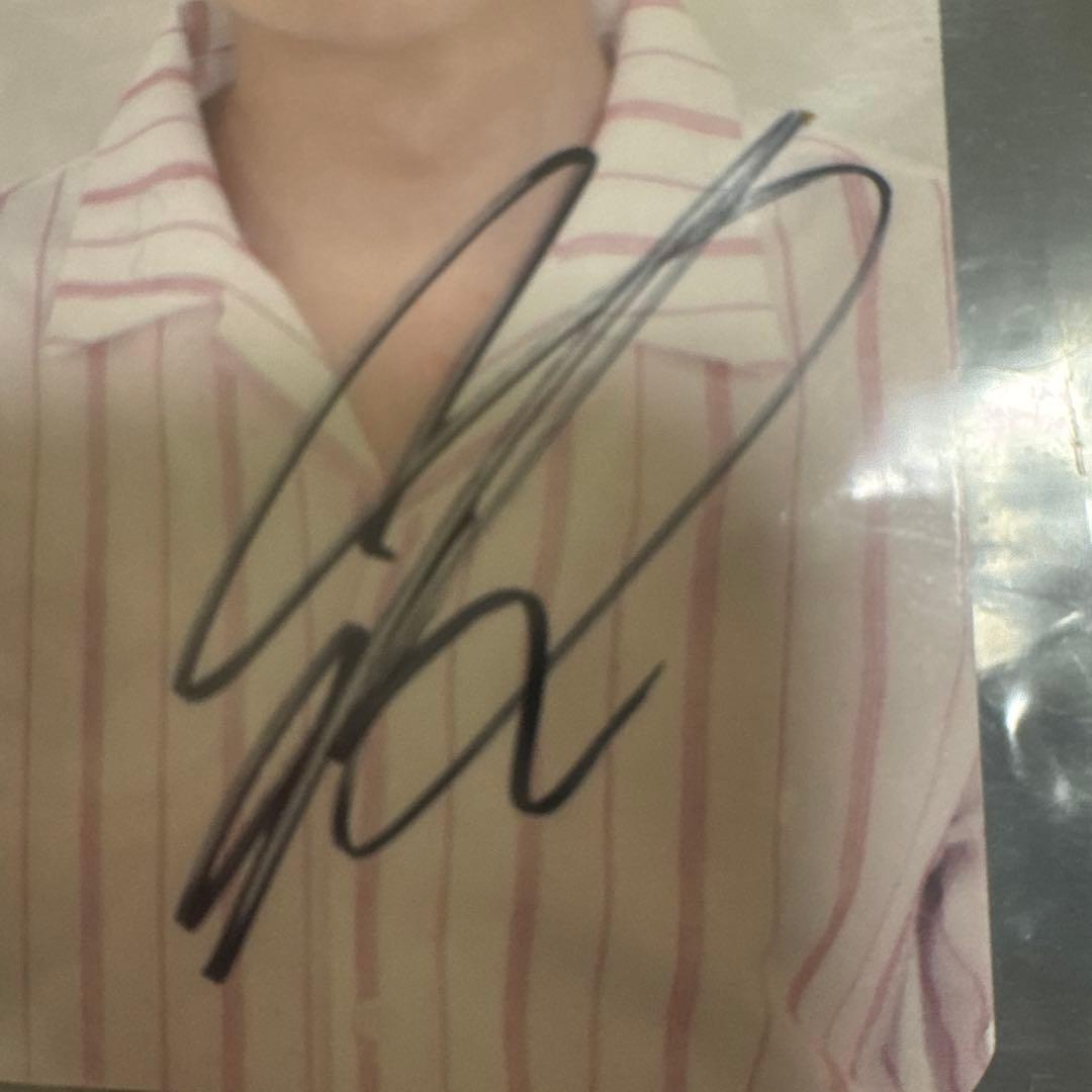 BTSサイン入りフォトカード K-POP アイドル