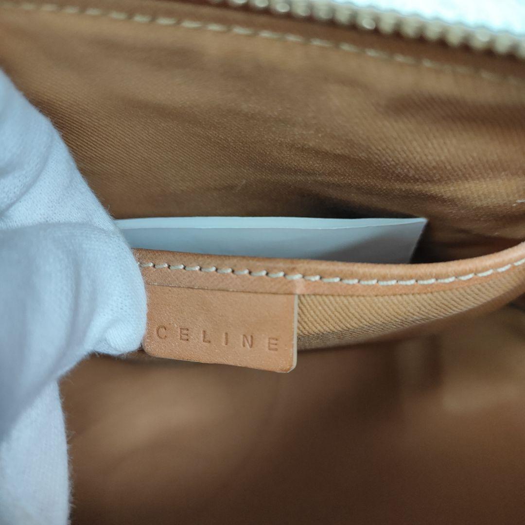 本日限定価格　セリーヌ　アクセサリーポーチ　マカダム　PVC レザー　トリオンフ