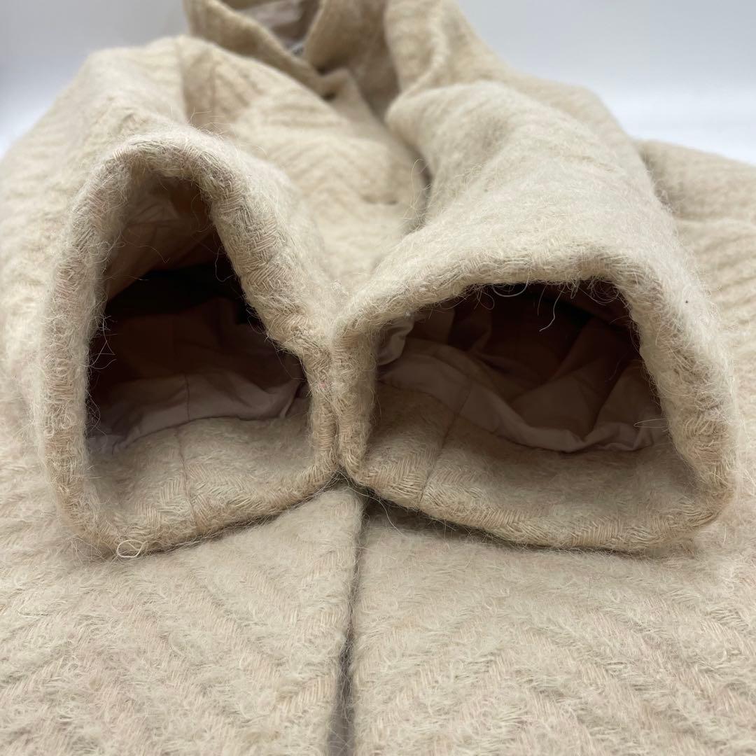 JIL SANDER ロングコート　 アルパカ　シルク　混　38