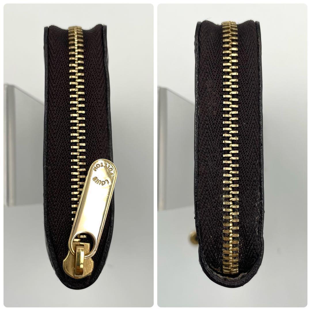 美品・鑑定済★ルイヴィトン　ヴェルニ　ジッピーパース　アマラント