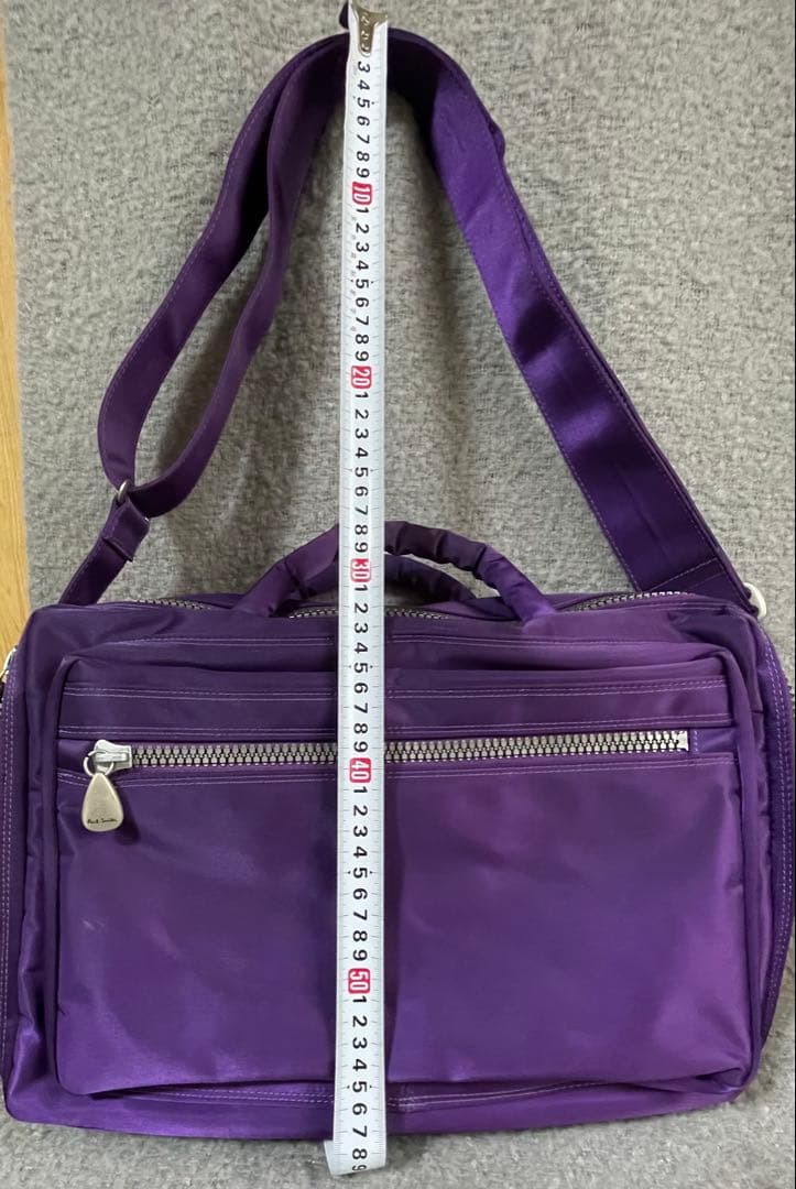 Paul Smith ボストンバッグ 紫 ショルダー リュック