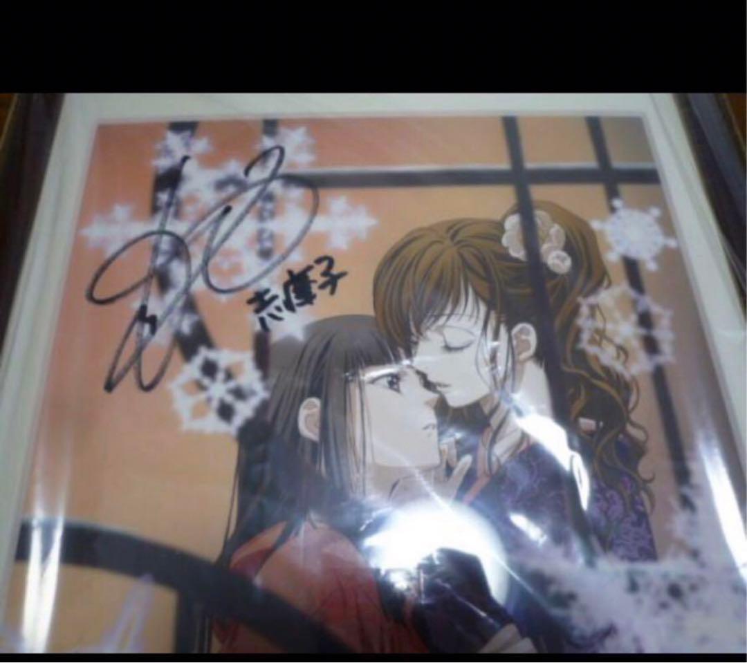 マリア様がみてる　複製原画　志摩子＆乃梨子　能登麻美子さん直筆サイン入り