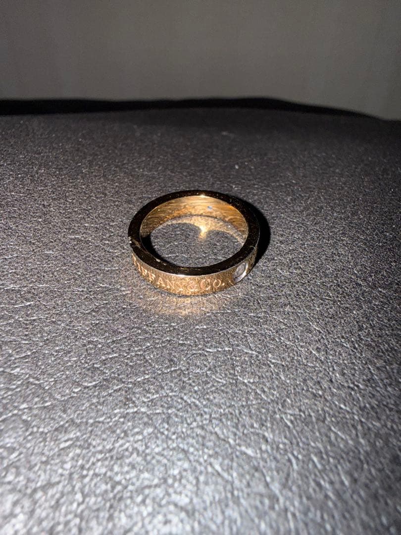 Tiffany & Co. バンドリング ローズゴールド 9号