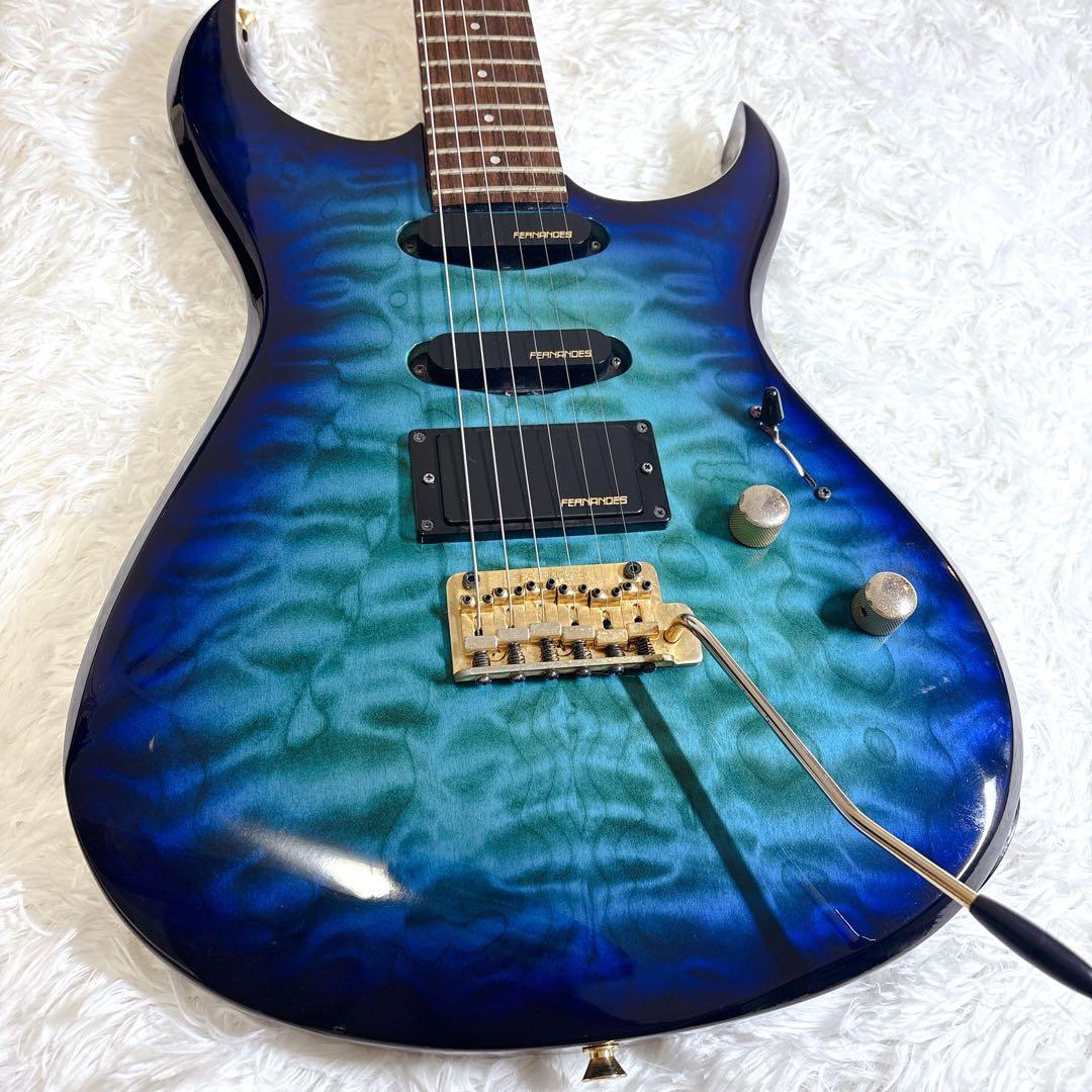 【希少】 FERNANDES FGZ-420 キルトメイプル トレモロアーム