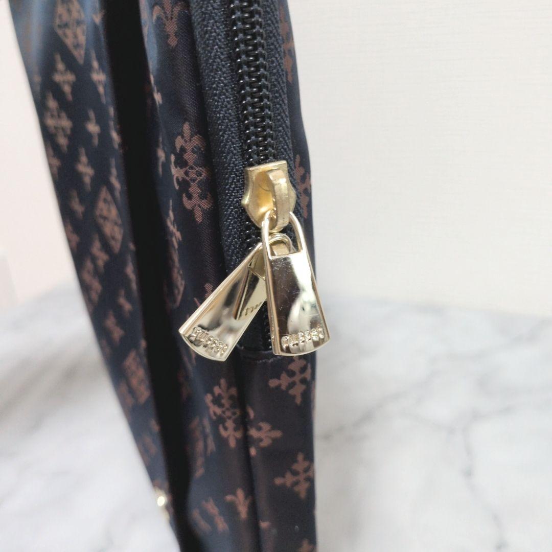 【極美品】russet ラシット ナイロン PCケース　ネイビー×ボルドー A4