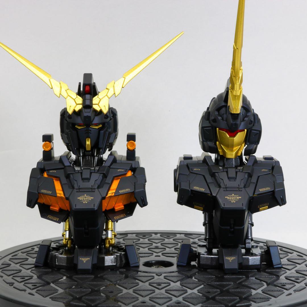 メカニカルバスト バンシィ デストロイモード ガンプラ 塗装済み