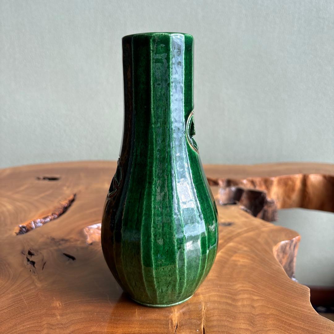 杓立 川崎和楽 楽焼 茶道具 共箱