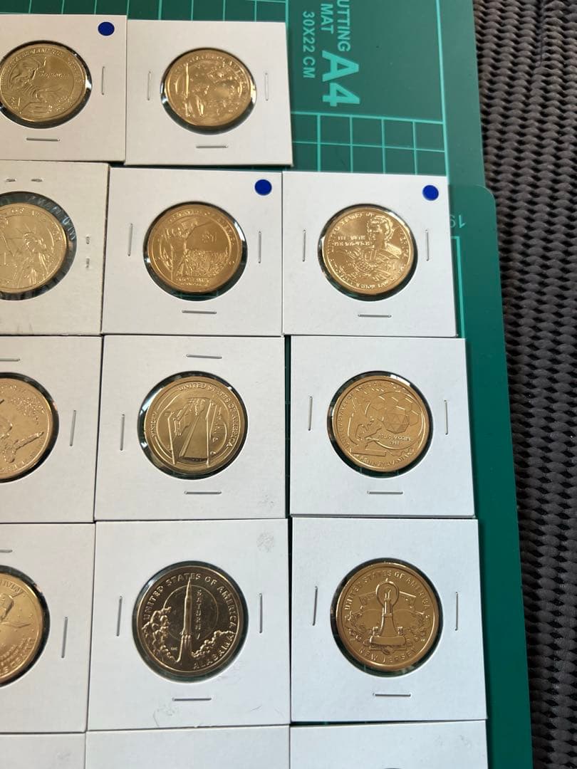 外国硬貨　アメリカ硬貨　州別26種類