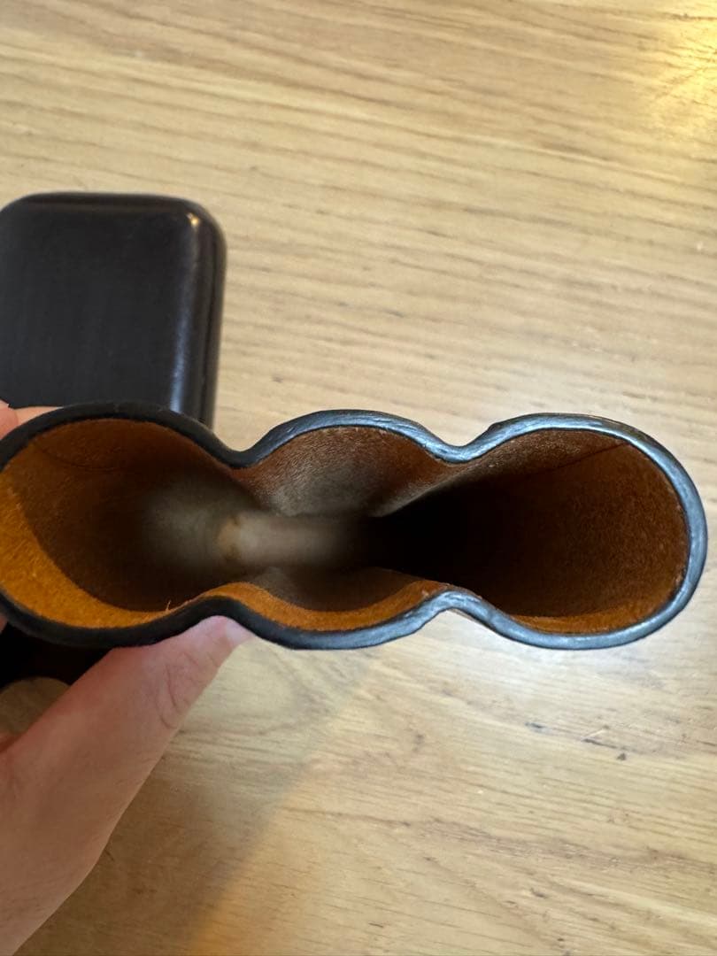 GANZO ガンゾ レザーペンケース 筆箱 万年筆 本革 筆記用具