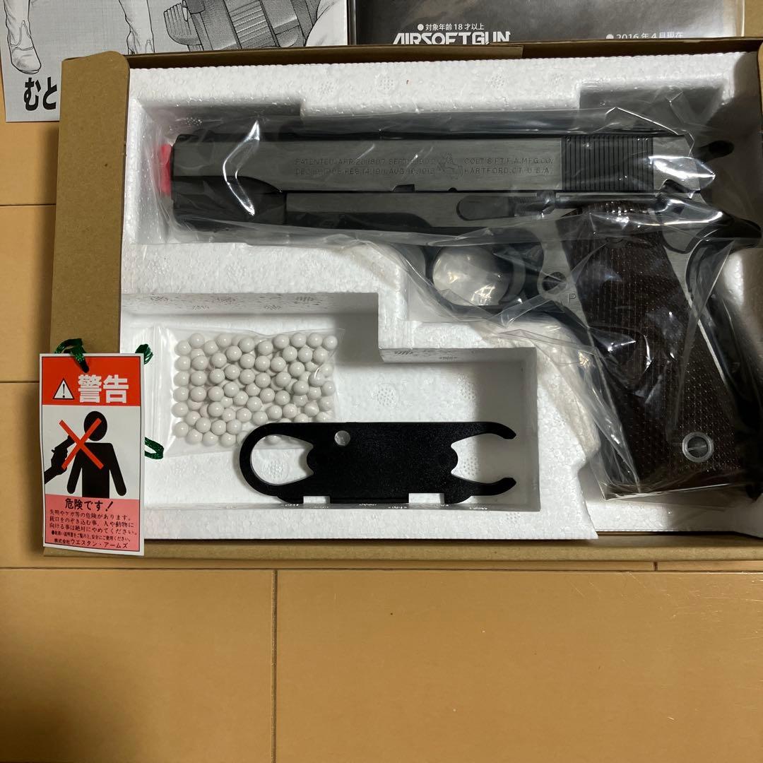 WA コルトガバメントM1911A1 ミリタリーモデル　￼ブローバック新品同様品