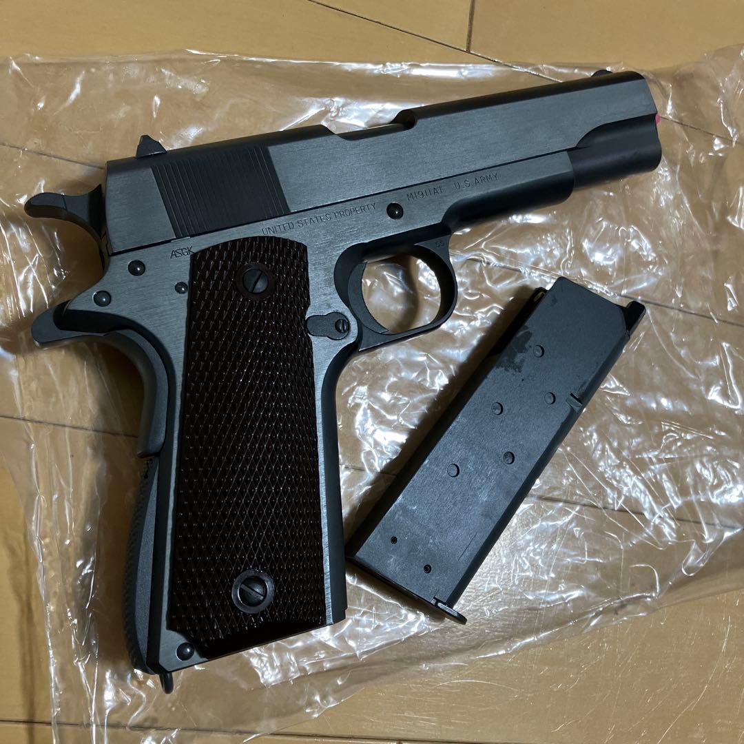 WA コルトガバメントM1911A1 ミリタリーモデル　￼ブローバック新品同様品