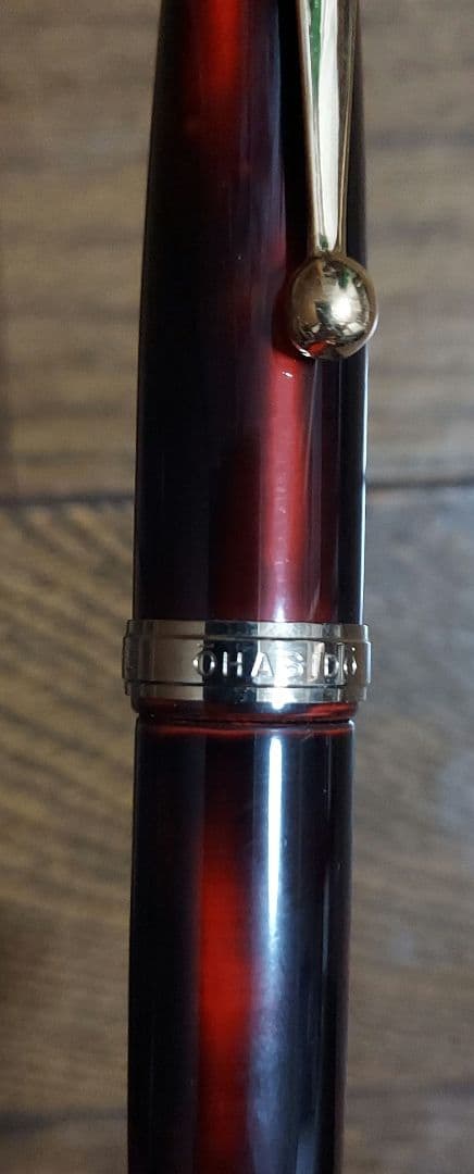 大橋堂　万年筆　漆塗　両先細タイプ