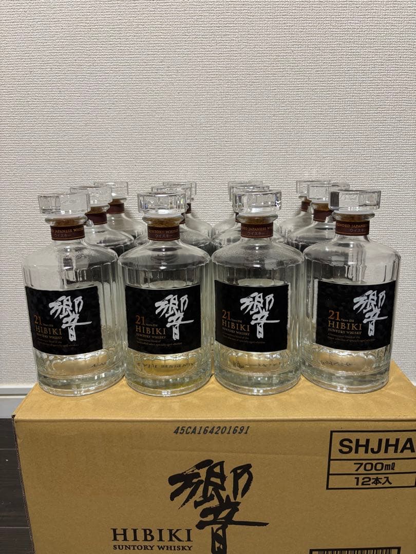 空瓶 サントリー響21年 12本セット