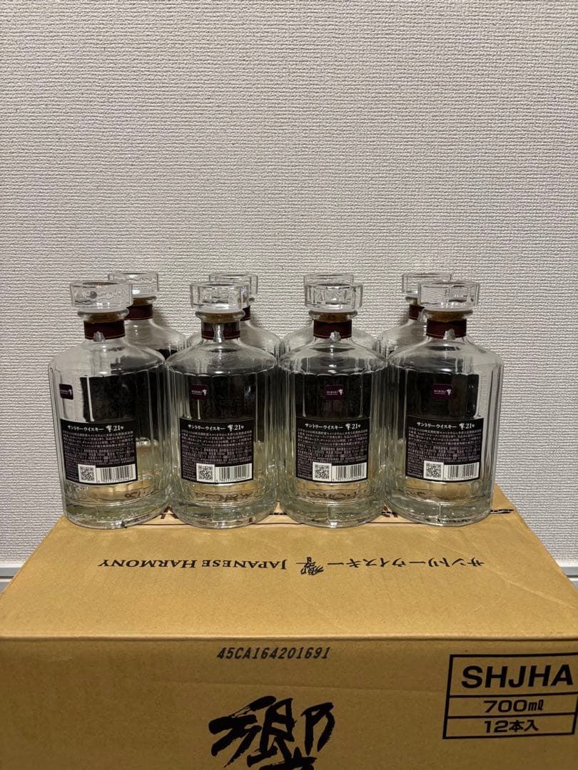 空瓶 サントリー響21年 12本セット