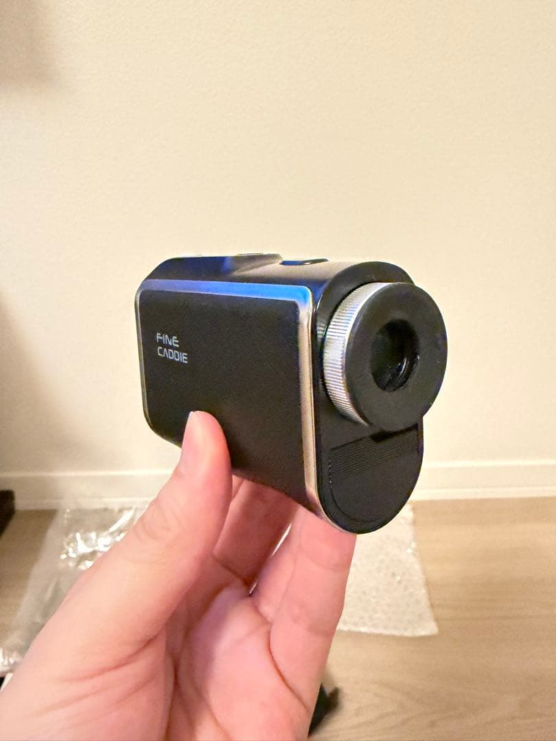 【美品】J5 REDブラック ゴルフレーザー距離計 非売品高級タオル付き