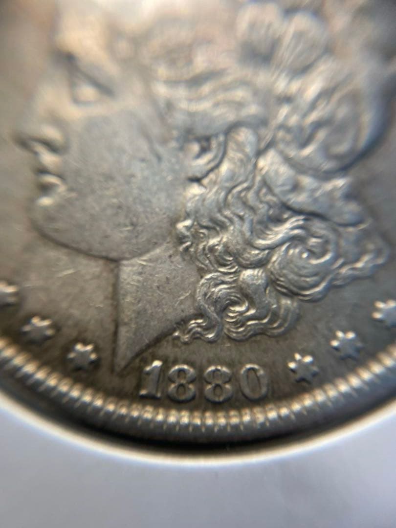 PCGS NCG アンティーク 銀貨　古銭　モルガンダラー　2枚セット