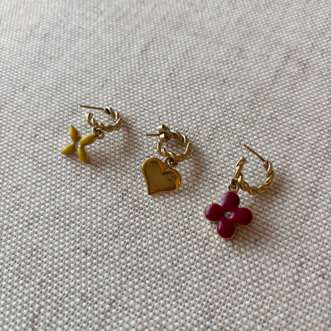 ルイヴィトン　ピアス　3個セット