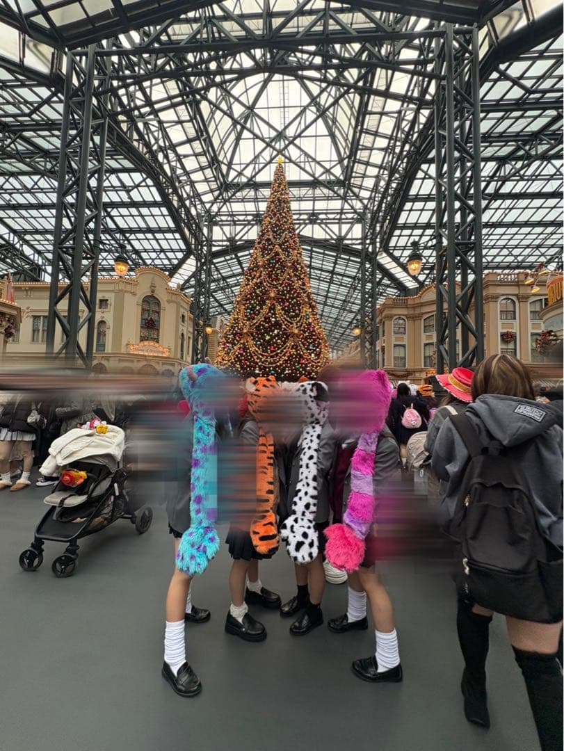 ディズニーマフラーキャップチェシャ猫＆サリー