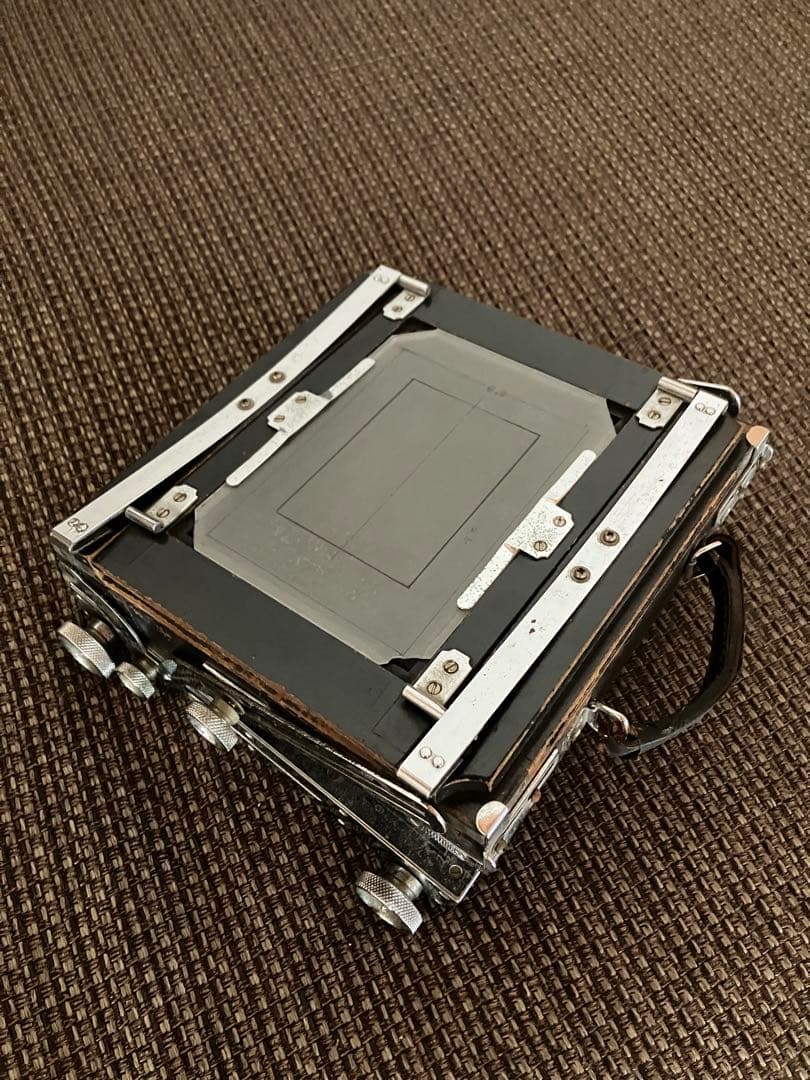 ジャンク扱　木製カメラ　蛇腹　レトロ