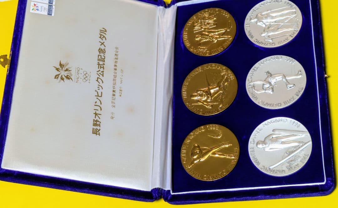 記念メダル　長野オリンピック　公式記念メダル　6点セット　※箱無し