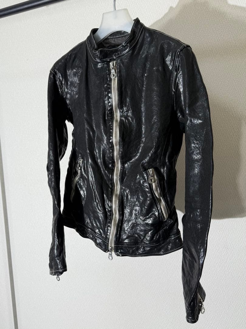 バックラッシュ ポーランドショルダー シングルライダースジャケット