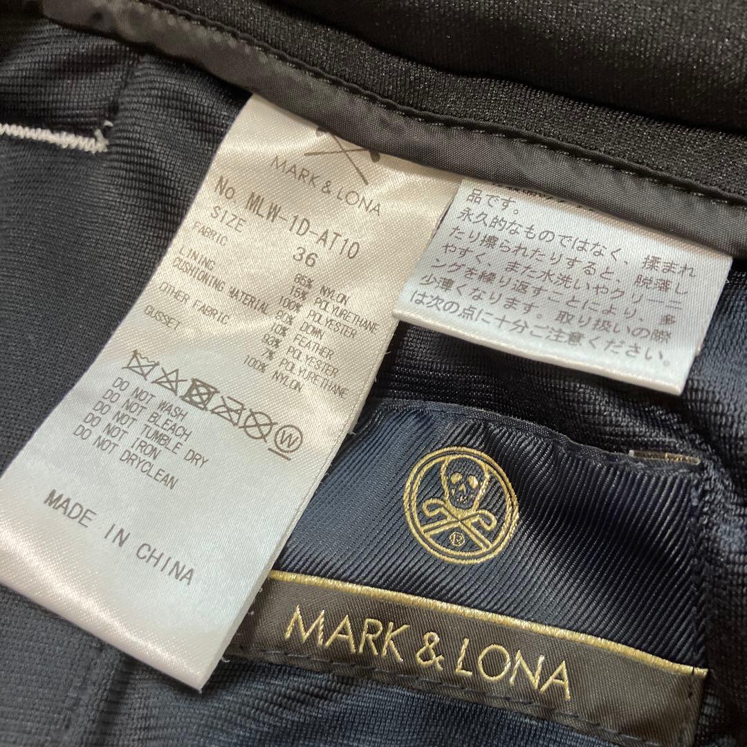 MARK&LONA マークアンドロナ　ダウンパンツ　レディース　サイズ36