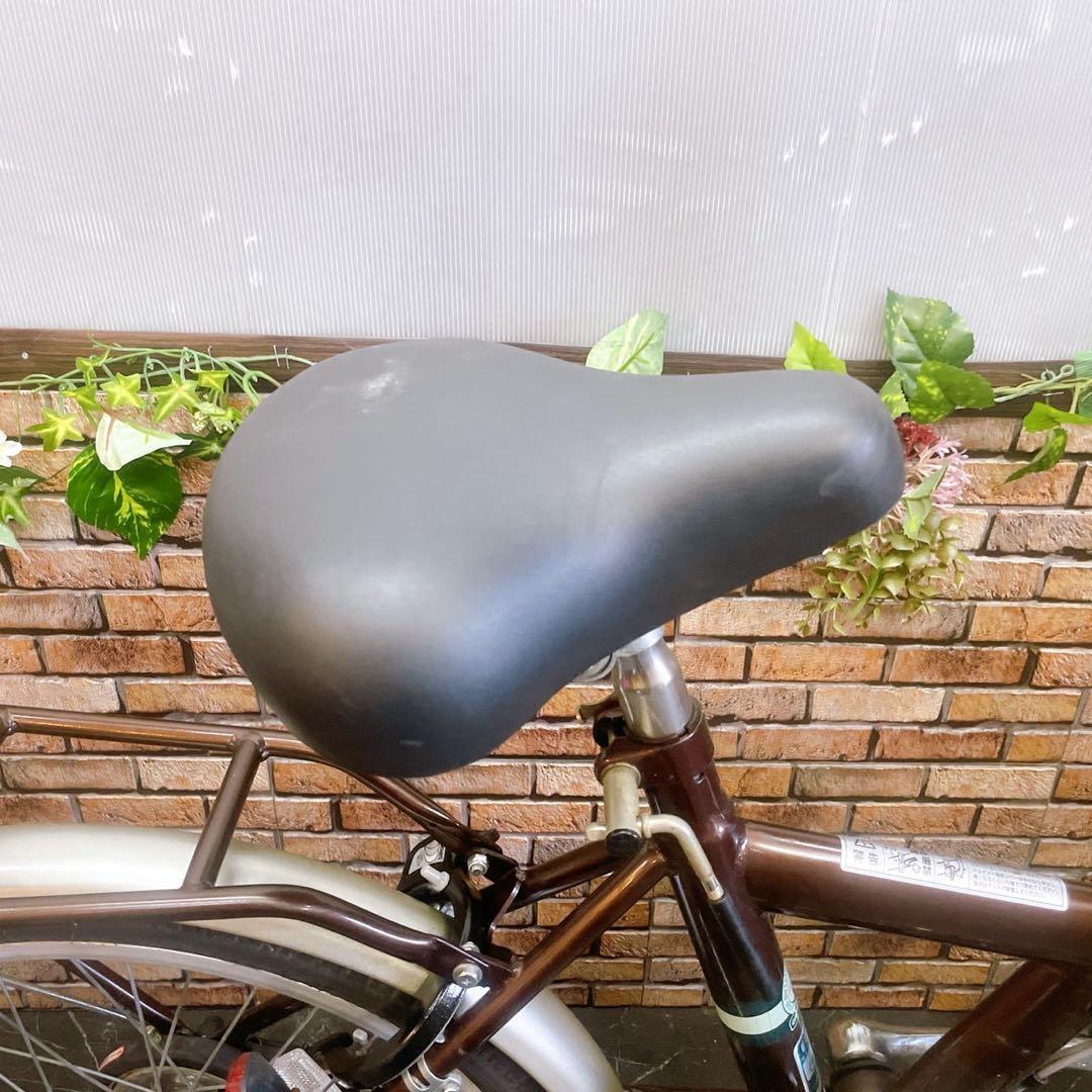 【14】折りたたみ自転車 折車 CAPTAIN STAG ブラウン 20インチ