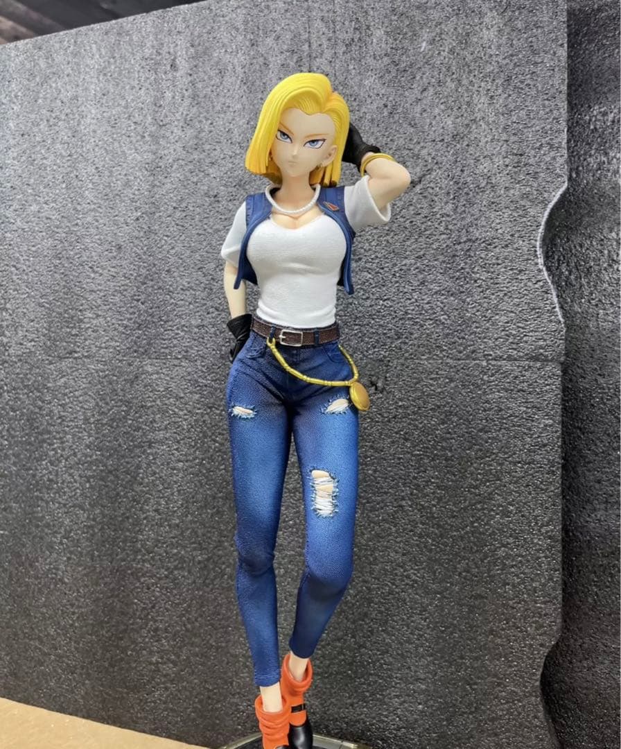 ドラゴンボール 1／4スケール 人造人間18号 フィギュア ガレージキット