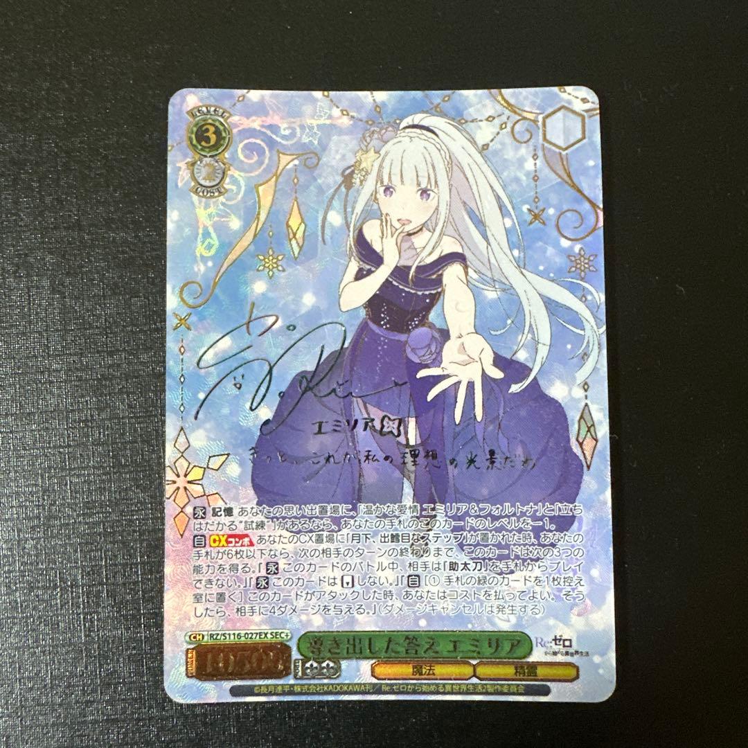 導き出した答え　エミリア　SEC+