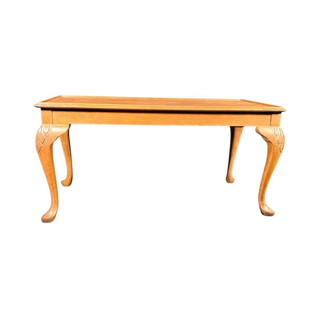 HR754 【ビンテージ】イギリス　英国　アンティーク　ガラストップローテーブル