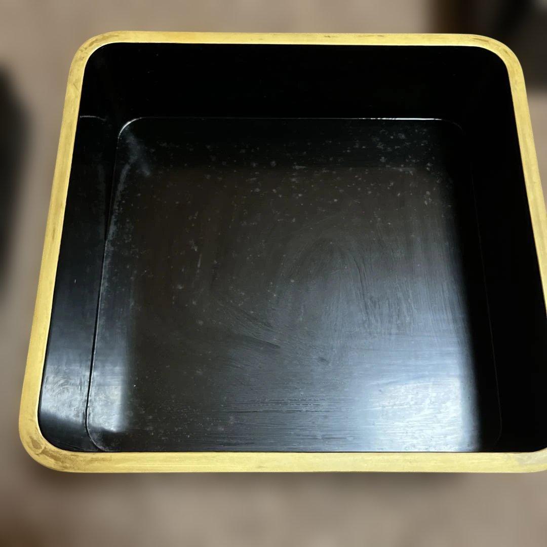 輪島塗重箱 アンティーク　木箱入り　26日迄の出品です