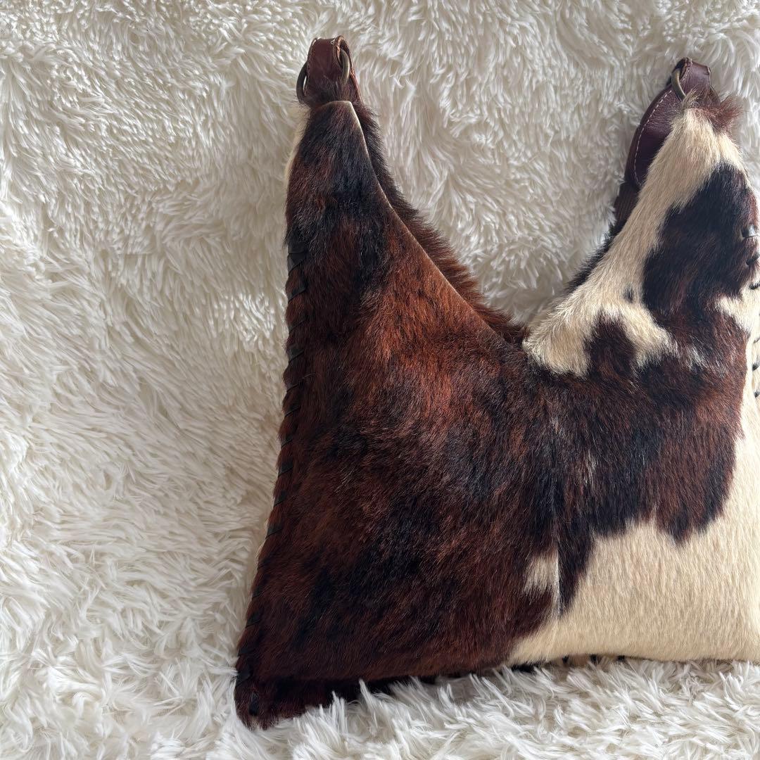 ELENA GIRARDI ハラコ　レザー　ショルダーバッグ