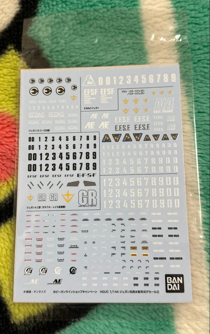 【新品未開封】ＨＧ プロト・スタークジェガン EWACジェガン デカール セット