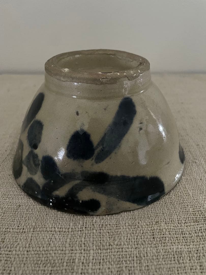 沖縄　古い壺屋焼　マカイ