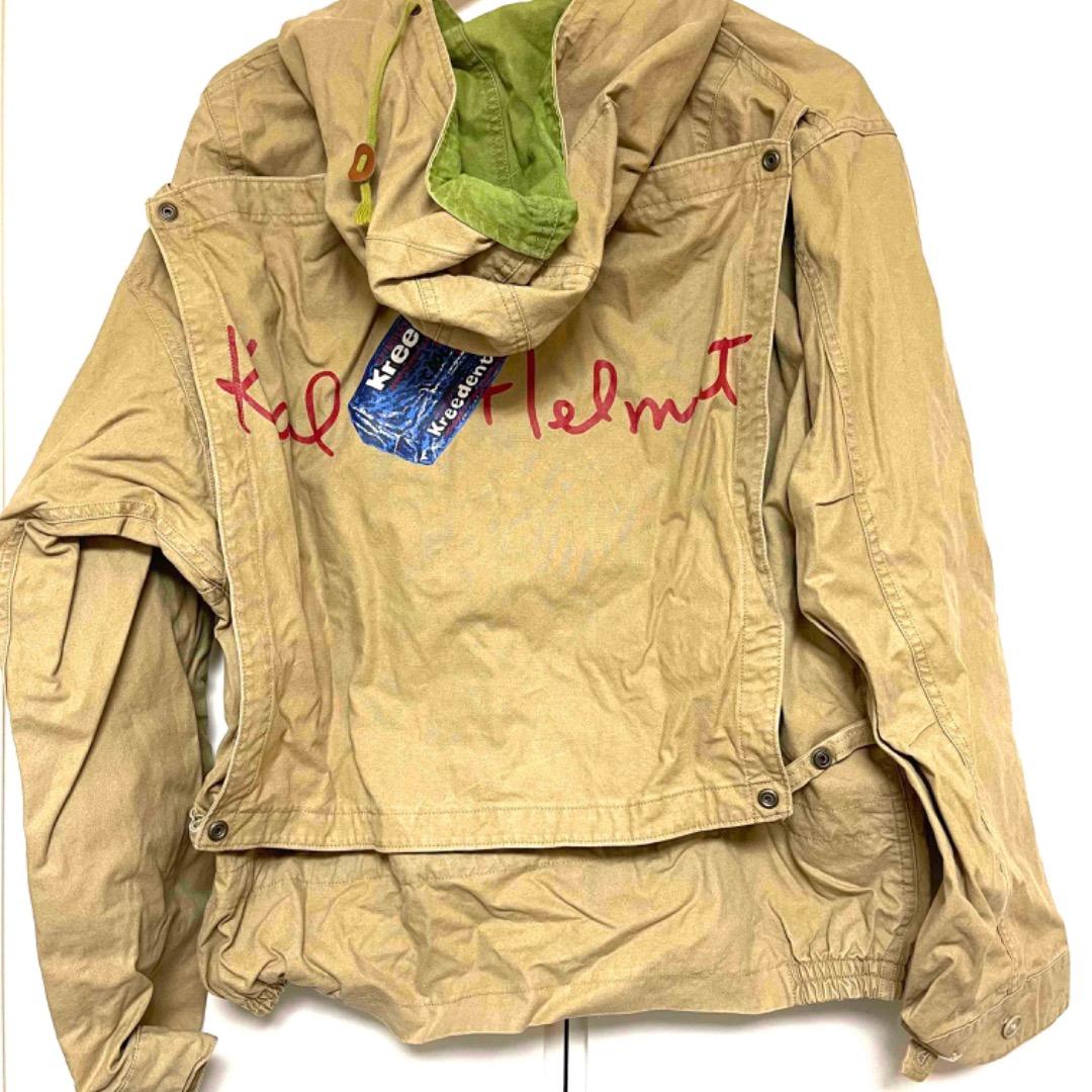 貴重 金子功時代 カールヘルム ガム柄 ゼッケン付き ジャンパー ジャケット