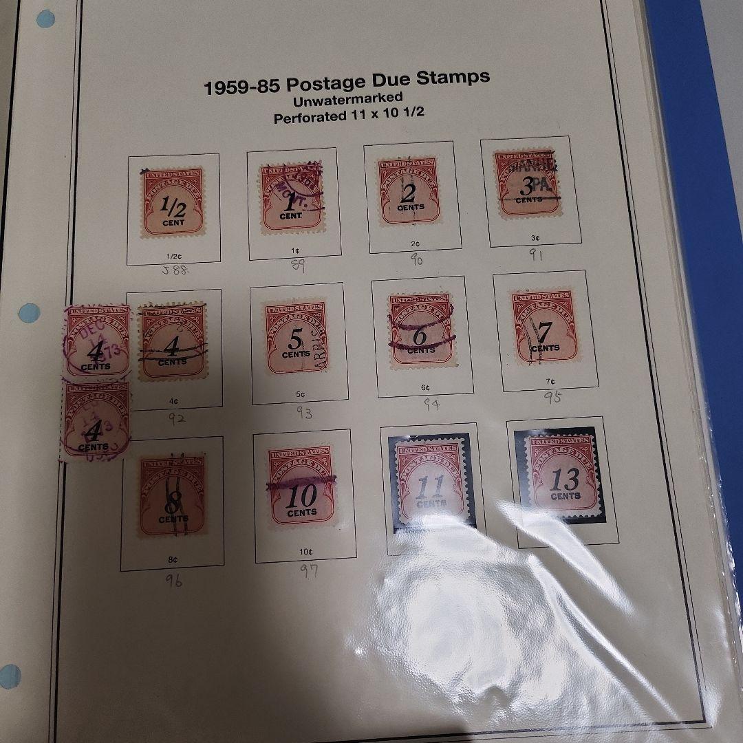 ポンジさん、アメリカ　使用済み切手8冊と二冊追加